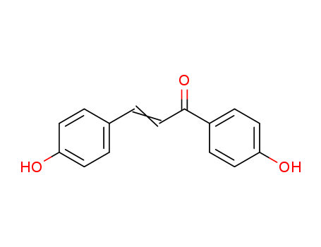 3600-61-1,4,4'-dihydroxychalcone,Chalcone,4,4'-dihydroxy- (6CI,7CI,8CI);1,3-Bis(4-hydroxyphenyl)-1-propen-3-one;1,3-Bis(4-hydroxyphenyl)-2-propen-1-one;1,3-Bis(4-hydroxyphenyl)propenone;4,4'-Dihydroxychalcone;4',4-Dihydroxychalcone;NSC 652891;RVC 588(chalcone);