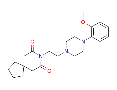 21102-94-3,8-{2-[4-(2-methoxyphenyl)piperazin-1-yl]ethyl}-8-azaspiro[4.5]decane-7,9-dione,