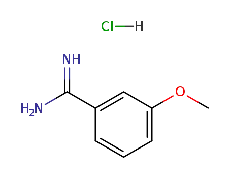 Molecular Structure of 26113-44-0 (3-METHOXYBENZAMIDINE HYDROCHLORIDE)