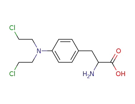 Molecular Structure of 531-76-0 (Sarcolysinum)