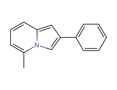 Molecular Structure of 36944-99-7 (5-Methyl-2-phenylindolizine)