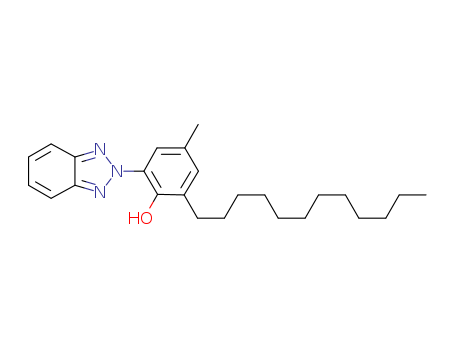 23328-53-2,TINUVIN 571,p-Cresol,2-(2H-benzotriazol-2-yl)-6-dodecyl- (8CI);(2-Hydroxy-3-dodecyl-5-methylphenyl)benzotriazole;2-(2-Hydroxy-3-dodecyl-5-methylphenyl)-2H-benzotriazole;2-(2-Hydroxy-3-dodecyl-5-methylphenyl)benzotriazole;2-(2H-Benzotriazol-2-yl)-6-dodecyl-4-methylphenol;2-(3-Dodecyl-2-hydroxy-5-methylphenyl)benzotriazole;2-(3'-Dodecyl-2'-hydroxy-5'-methylphenyl)benzotriazole;2-(3'-Dodecyl-5'-methyl-2'-hydroxyphenyl)benzotriazole;2-(Benzotriazol-2-yl)-6-dodecyl-4-methylphenol;Tinogard TL;Tinuvin 171;Tinuvin 571;UV 571;