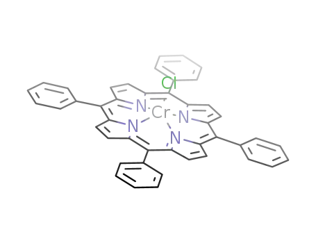 Molecular Structure of 28110-70-5 (CHROMIUM (III) TETRAPHENYLPORPHINE CHLORIDE)