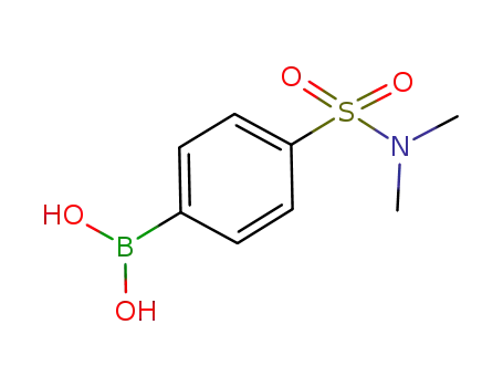 Molecular Structure of 486422-59-7 (4-(N,N-DIMETHYLSULPHONAMIDO)BENZENEBORONIC ACID)