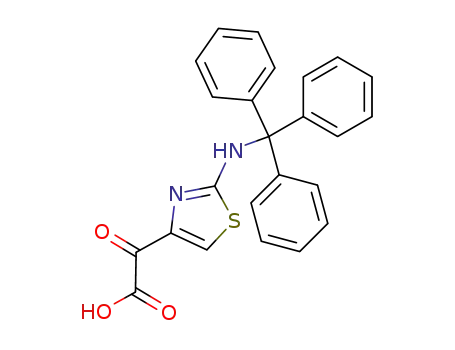 Molecular Structure of 68363-44-0 (2-(2-((2-benzhydrylphenyl)amino)thiazol-4-yl)-2-oxoacetic acid)