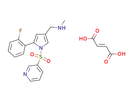 Molecular Structure of 881681-01-2 (Vonoprazan FuMarate)