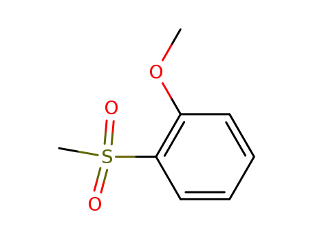 Molecular Structure of 13736-79-3 (1-Methoxy-2-(Methylsulfonyl)benzene)