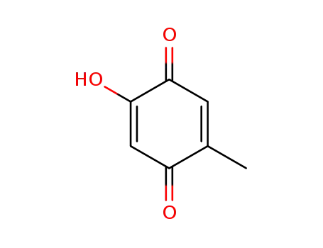 Molecular Structure of 615-91-8 (2-hydroxy-5-methylquinone)