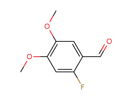 Molecular Structure of 71924-62-4 (6-Fluoroveratraldehyde)