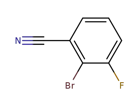 Molecular Structure of 425379-16-4 (2-BROMO-3-FLUOROBENZONITRILE)
