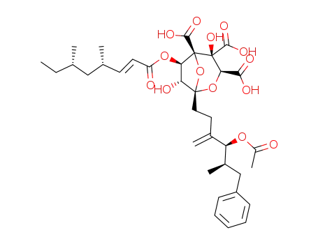 Molecular Structure of 142561-96-4 (ZARAGOZIC ACID A)