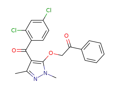 Molecular Structure of 71561-11-0 (Pyrazoxyfen)