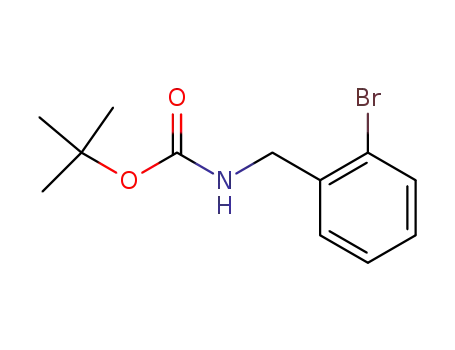 Molecular Structure of 162356-90-3 (N-(TERT-BUTOXYCARBONYL)-2-BROMOBENZYLAMINE)