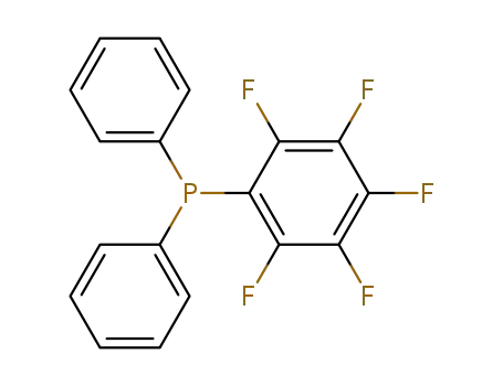 Molecular Structure of 5525-95-1 (Diphenyl(pentafluorophenyl)phosphine)