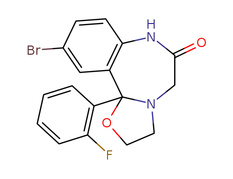 Molecular Structure of 59128-97-1 (Haloxazolam)