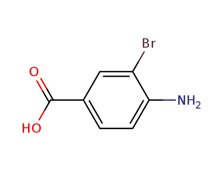 Molecular Structure of 6311-37-1 (4-AMINO-3-BROMOBENZOIC ACID)