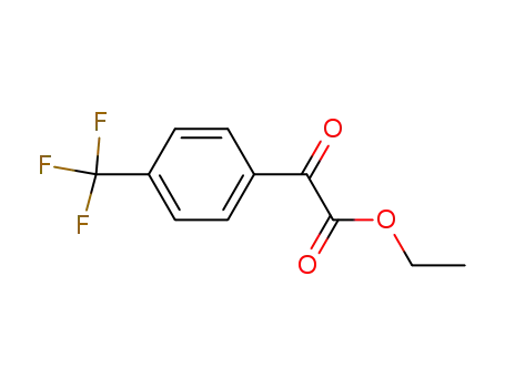 Molecular Structure of 73790-06-4 (ETHYL OXO-(4-TRIFLUOROMETHYLPHENYL)ACETATE)