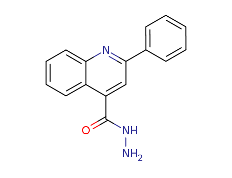 4-Quinolinecarboxylicacid, 2-phenyl-, hydrazide