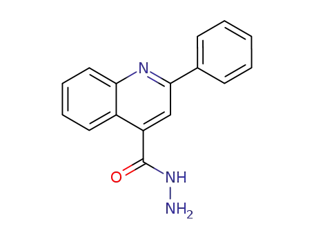 Molecular Structure of 4779-54-8 (2-PHENYL-QUINOLINE-4-CARBOXYLIC ACID HYDRAZIDE)