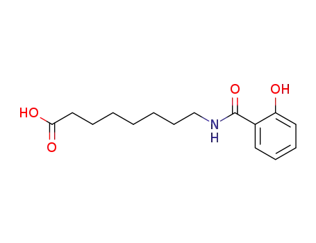 Molecular Structure of 183990-46-7 (8-[(2-hydroxybenzoyl)amino]octanoic acid)