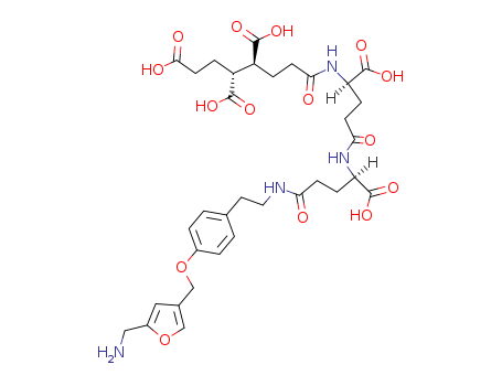 89873-36-9,carbon dioxide reduction factor,L-Glutamine,N-[2-[4-[[5-(aminomethyl)-3-furanyl]methoxy]phenyl]ethyl]-N2-[N-(4,5,7-tricarboxy-1-oxoheptyl)-L-g-glutamyl]-; Methanofuran