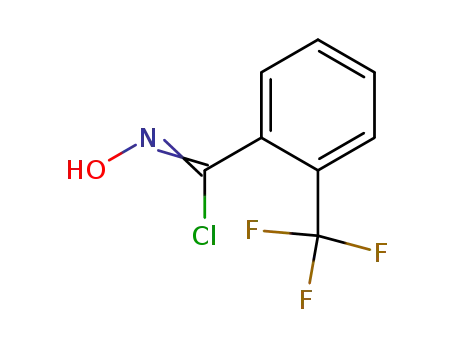 Molecular Structure of 74467-04-2 (N-HYDROXY-2-(TRIFLUOROMETHYL)BENZENECARBOXIMIDOYL CHLORIDE)
