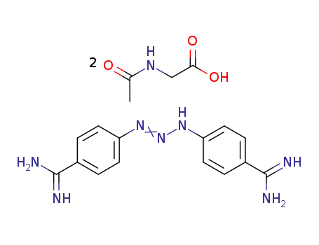 Molecular Structure of 908-54-3 (DIMINAZENE ACETURATE)