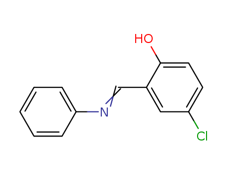 Phenol,4-chloro-2-[(phenylimino)methyl]-
