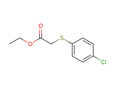 Molecular Structure of 52377-68-1 (ETHYL 2-[(4-CHLOROPHENYL)THIO]ACETATE)