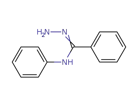 Molecular Structure of 2038-98-4 (Benzenecarboximidic acid, N-phenyl-, hydrazide)