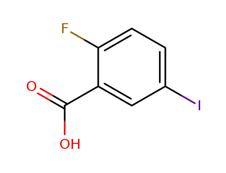 Molecular Structure of 124700-41-0 (2-Fluoro-5-iodobenzoic acid)