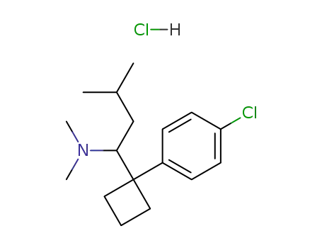 Molecular Structure of 84485-00-7 (Sibutramine hydrochloride)