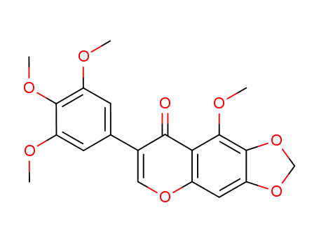 Molecular Structure of 41743-73-1 (Irisflorentin)