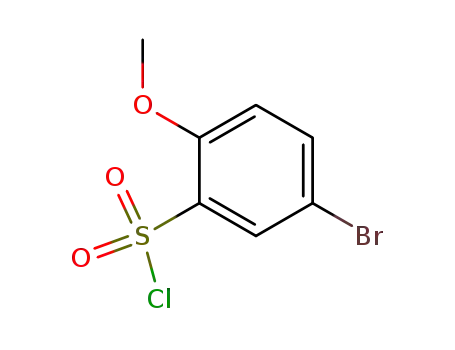 Molecular Structure of 23095-05-8 (5-BROMO-2-METHOXYBENZENESULFONYL CHLORIDE)