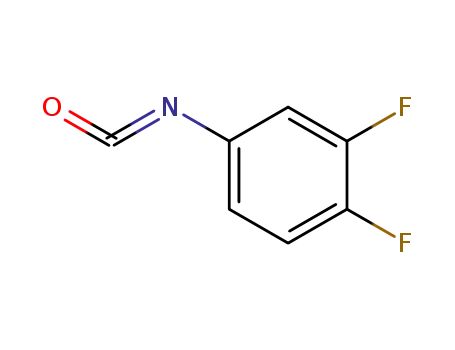 Molecular Structure of 42601-04-7 (3,4-Difluorophenyl isocyanate)