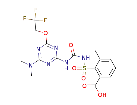 Molecular Structure of 126535-15-7 (Triflusulfuron-methyl)