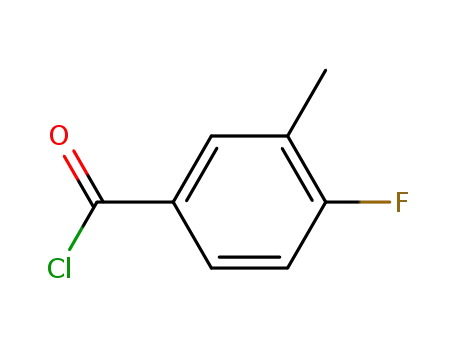 Molecular Structure of 455-84-5 (4-Fluoro-3-methylbenzoyl chloride)