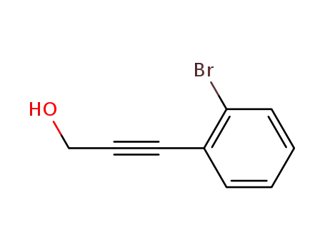 Molecular Structure of 116509-98-9 (3-(2-BROMOPHENYL)PROP-2-YN-1-OL)