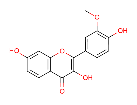 4H-1-Benzopyran-4-one,3,7-dihydroxy-2-(4-hydroxy-3-methoxyphenyl)-