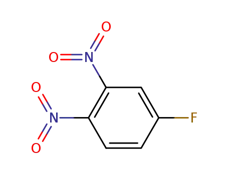 Molecular Structure of 364-53-4 (3,4-DINITROFLUOROBENZENE)