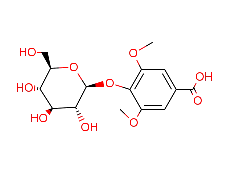 Molecular Structure of 33228-65-8 (glucosyringic acid)