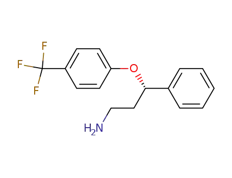 Molecular Structure of 126924-38-7 ((S)-3-PHENYL-3-(4-TRIFLUOROMETHYL-PHENOXY)-PROPYLAMINE)