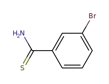 Molecular Structure of 2227-62-5 (3-BROMO-THIOBENZAMIDE)