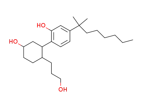 Molecular Structure of 83002-04-4 (5-(1,1-DIMETHYLHEPTYL)-2-[5-HYDROXY-2-(3-HYDROXYPROPYL)CYCLOHEXYL]PHENOL)