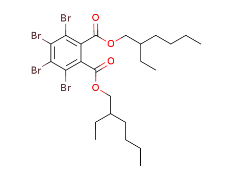 Molecular Structure of 26040-51-7 (bis(2-ethylhexyl) tetrabromophthalate)