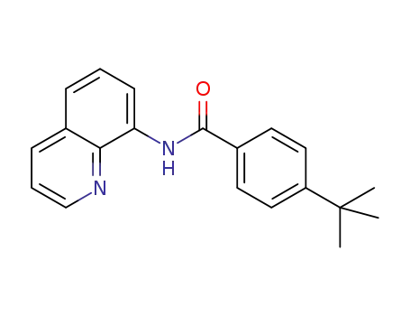 Molecular Structure of 912896-78-7 (4-(tert-butyl)-N-(quinolin-8-yl)benzamide)