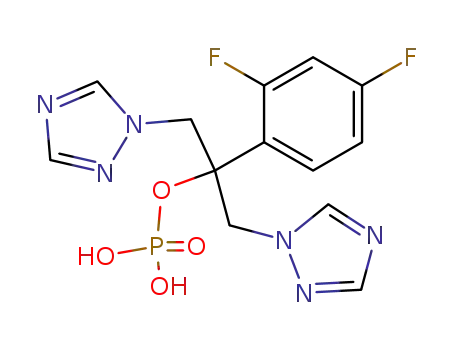 Molecular Structure of 194798-83-9 (Fosfluconazole)