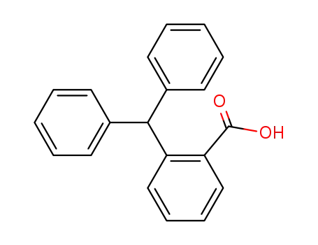 Molecular Structure of 602-50-6 (2-(diphenylmethyl)benzoic acid)