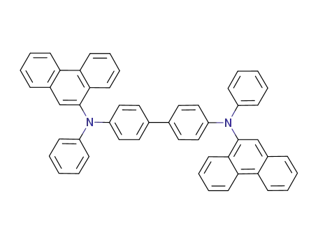 Molecular Structure of 182507-83-1 (N,N'-BIS(PHENANTHREN-9-YL)-N,N'-DIPHENYLBENZIDINE)