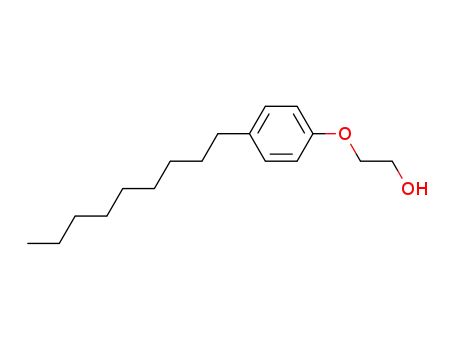 Molecular Structure of 104-35-8 (4-NONYLPHENOL-MONO-ETHOXYLATE)